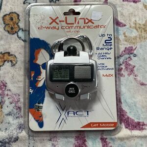 XACT X-LINX X2X 2-Way Wristwatch Communicator Vintage 2003 NEW SEALED clip